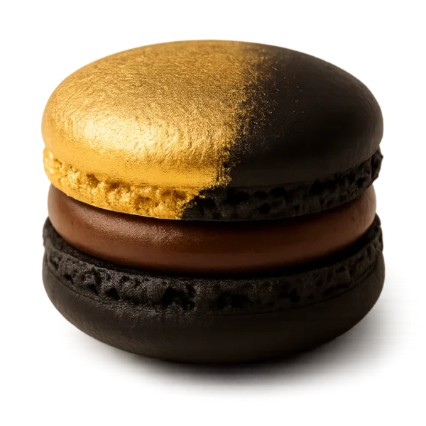 Hazelnut Truffle with Gold Leaf
